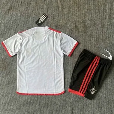 24-25 Divise da bambino in trasferta del Flamengo - Abbigliamento per ragazzi
