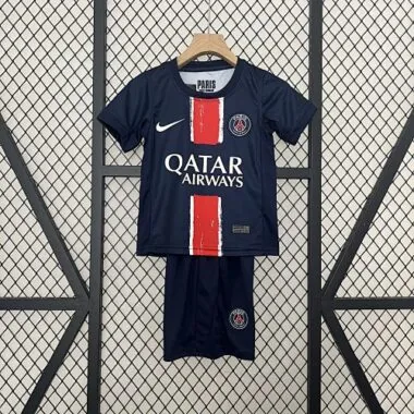 24-25 PSG Home Kid Kits Youth Apparels AAAAJersey Wholesale Yupoo