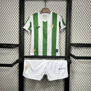 24-25 Cordoba FC Home Kid Kits Youth Apparels Football AAAAJersey Yupoo
