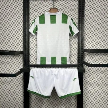 24-25 Cordoba FC: divise da bambino per le partite in casa, abbigliamento per ragazzi, calcio