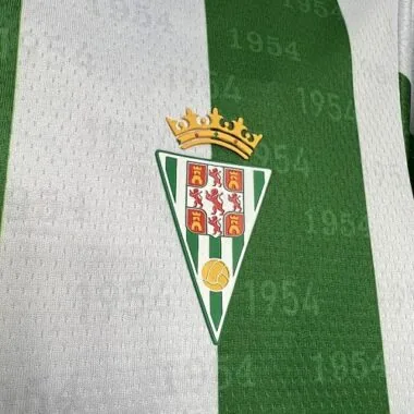 24-25 Cordoba FC: divise da bambino per le partite in casa, abbigliamento per ragazzi, calcio