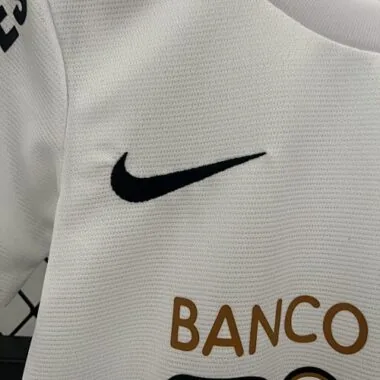 11-12 Santos Home Retro Kids Kit Size:16-28 Soccer Jersey
