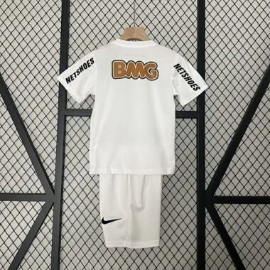 11-12 Santos Home Retro Kids Kit Size:16-28 Soccer Jersey
