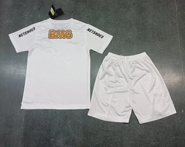 11-12 Santos Home Retro Kids Kit Size:16-28 Soccer Jersey