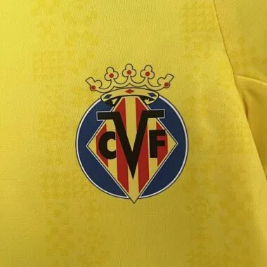 24-25 Villarreal Home Kid Kits Youth Apparels Football