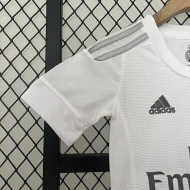 15-16 Real Madrid Home Retro Kids Kits Children Sets Football