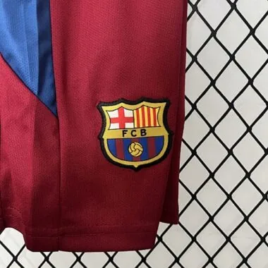 10-11 Barcelona Home Retro Kids Kit Size:16-28 Football Jersey