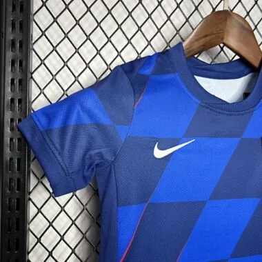2024 Croatia Away Kid Kits Children Sets UEFA Euro Shirt Football