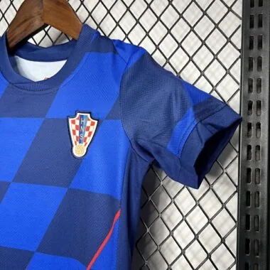 2024 Croatia Away Kid Kits Children Sets UEFA Euro Shirt Football