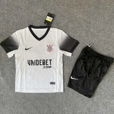 24-25 Corinthians Home Kid Kits Youth Apparels AAAAJersey Wholesale Yupoo