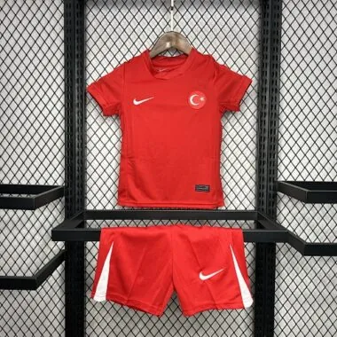 2024 Turkey Away Kid Kits UEFA Euro Youth Apparels Football AAAAJersey Supplier