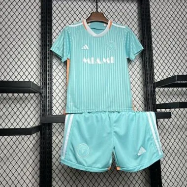 24-25 Inter Miami Third Kid Kits Youth Apparels Sport