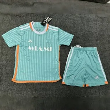 24-25 Inter Miami Third Kid Kits Youth Apparels Sport