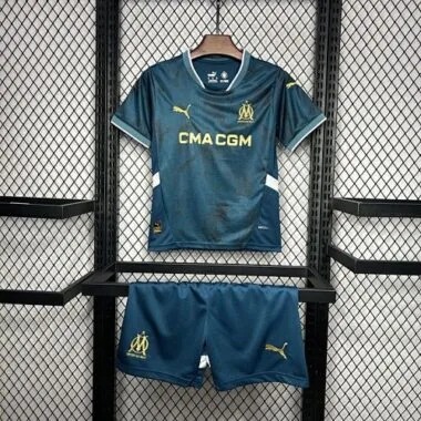 24-25 Marseille Away Kid Kits Youth Apparels Sport AAAAJersey Yupoo