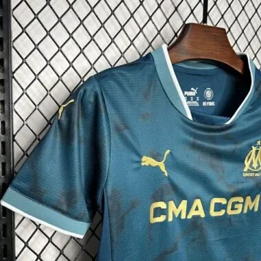 24-25 Marseille Away Kid Kits Youth Apparels Sport