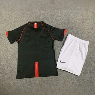 07-08 Manchester United Away Retro Kids Kits Children Sets Football