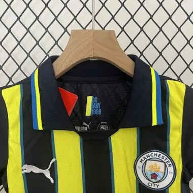 24-25 Manchester City Away Kid Kits Youth Apparels