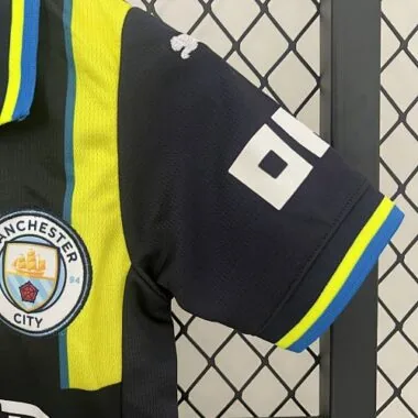 24-25 Manchester City Away Kid Kits Youth Apparels