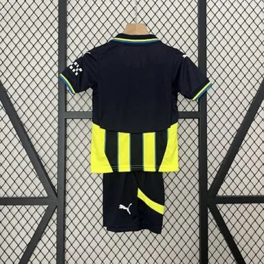 24-25 Manchester City Away Kid Kits Youth Apparels
