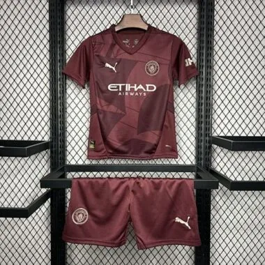 24-25 Manchester City Third Kid Kits Youth Apparels Sport AAAAJersey Yupoo