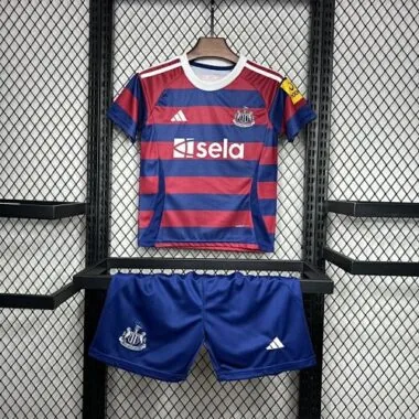 24-25 Newcastle Away Kid Kits Youth Apparels Football AAAAJersey Yupoo