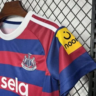 24-25 Newcastle Away Kid Kits Youth Apparels Football