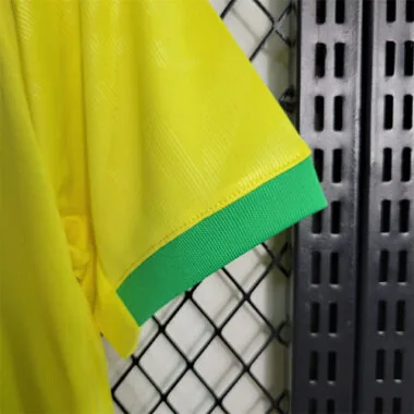 23-24 Brazil home kids kit size 16-28 futbol shirts