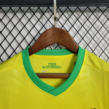 23-24 Brazil home kids kit size 16-28 futbol shirts