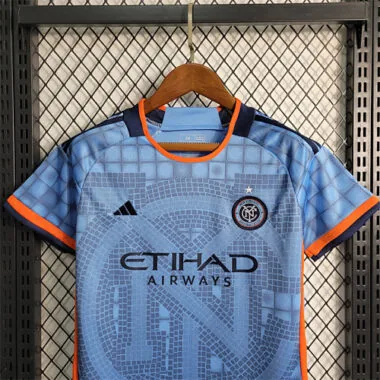 23-24 KIDS New York City Home Size 16-28 Soccer Jersey