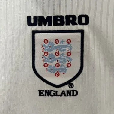 1998 England Home Retro Kid Kits Youth Apparels Sport