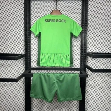 24-25 Sporting Lisbon Third Kid Kits Youth Apparels Football