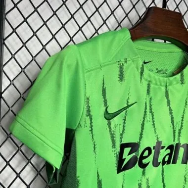24-25 Sporting Lisbon Third Kid Kits Youth Apparels Football