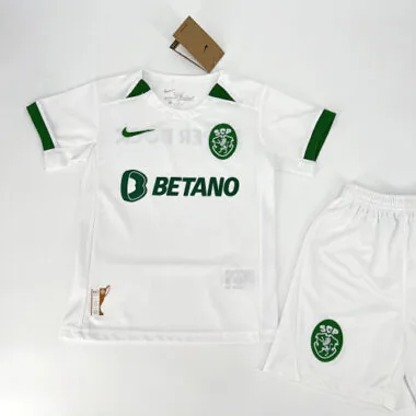 24-25 Sporting Lisbon 60th Anniversary Kid Kits Youth Apparels