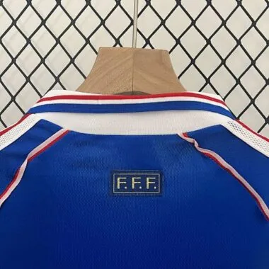 1998 France Home Kids Retro Kits World Cup Shirt Soccer Jerseys