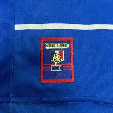 1998 France Home Kids Retro Kits World Cup Shirt Soccer Jerseys