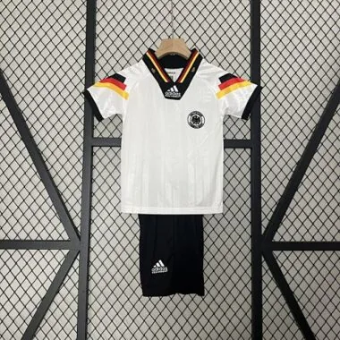 1992 Germany Home Retro Kids Kits Euro Cup Shirt Soccer Jerseys Yupoo