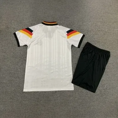 1992 Germany Home Retro Kids Kits Euro Cup Shirt Soccer Jerseys