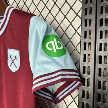 24-25 West Ham Home Kid Kits Youth Apparels Sport