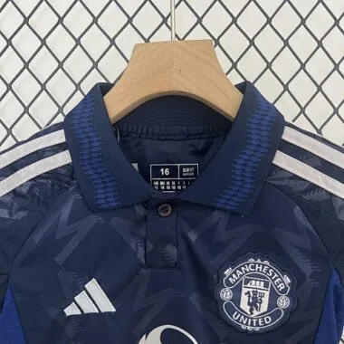 24-25 Manchester United Away Kid Kits Youth Apparels