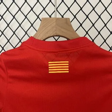 24-25 Girona Home Kid Kits Youth Apparels Football