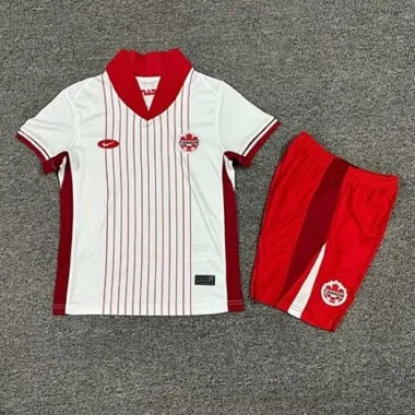 2024 Canada Away Kid Kits Copa America Children Sets Soccer Jerseys Yupoo