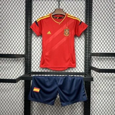 2012 Spain Home Retro Kid Kits Youth Apparels Sport AAAAJersey Yupoo