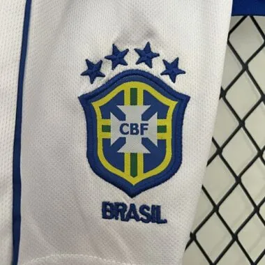 2002 Brazil Away Retro Kid Kits Youth Apparels