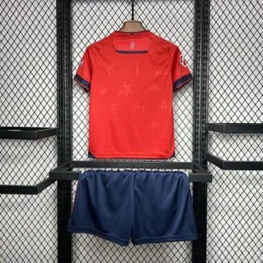 24-25 Osasuna Home Kid Kits Youth Apparels Football