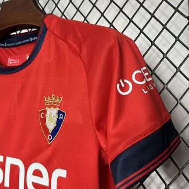 24-25 Osasuna Home Kid Kits Youth Apparels Football