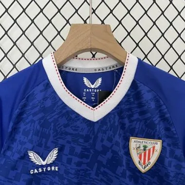 24-25 Athletic Bilbao Away Kid Kits Youth Apparels Sport