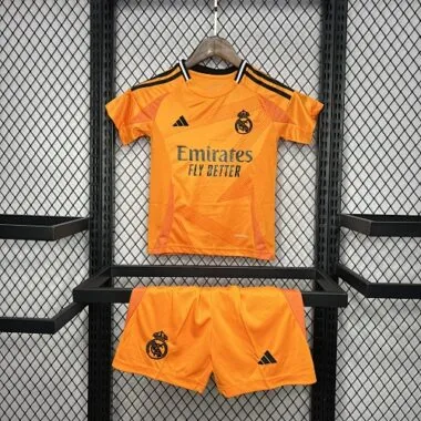 24-25 Real Madrid Away Kid Kits Youth Apparels AAAAJersey Wholesale Yupoo