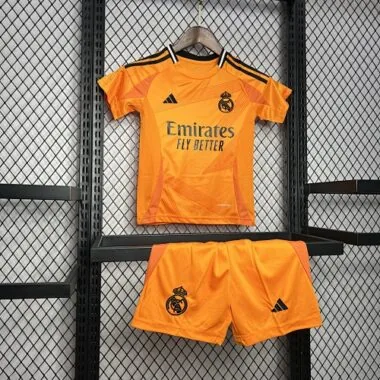 24-25 Real Madrid Away Kid Kits Youth Apparels