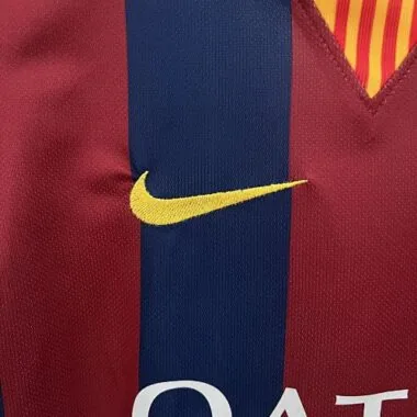 14-15 Barcelona Home Retro Kids Kit Size:16-28 Football Jersey