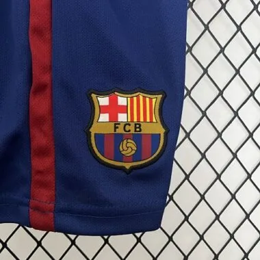 14-15 Barcelona Home Retro Kids Kit Size:16-28 Football Jersey